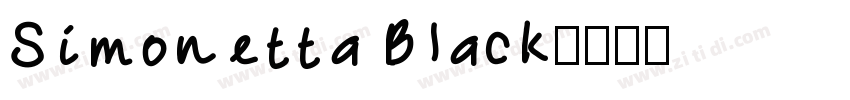 Simonetta Black字体转换 Simonetta Black字体转换